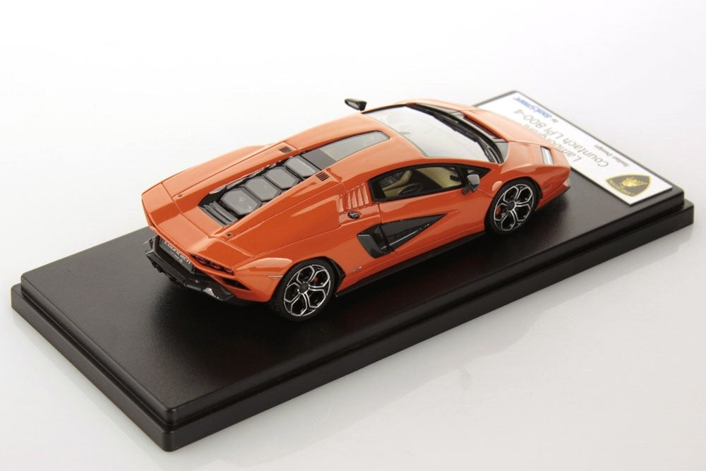 Looksmart LS529E 1/43 Lamborghini Countach LPI800-4 2021 Arancio Orange Resin
