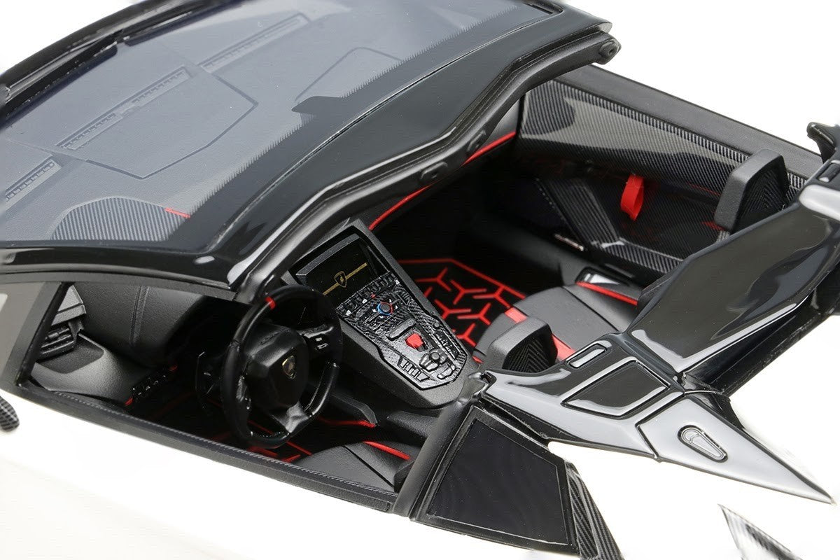 EIDOLON EML028E 1/18 Lamborghini Aventador SVJ Roadster Grigio Titan Resin Car