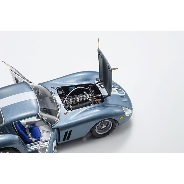 Kyosho KS08438D 1/18 Ferrari 250 GTO 1962 Sebring #24 Blue Die-Cast Model