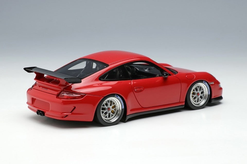 Make Up EIDOLON 1/43 Porsche 911 (997) GT3 RS (BBS Cup Wheel) 2007 Red EM710B