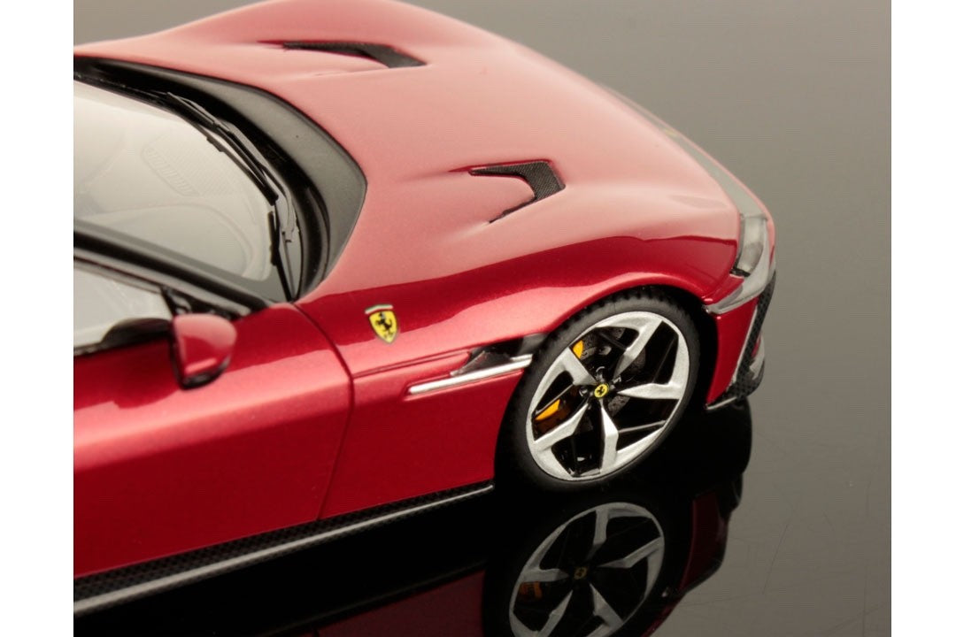 Looksmart LS553A 1/43 Ferrari 12 Cilindri 2024 Rosso Imola Red Coupe Resin