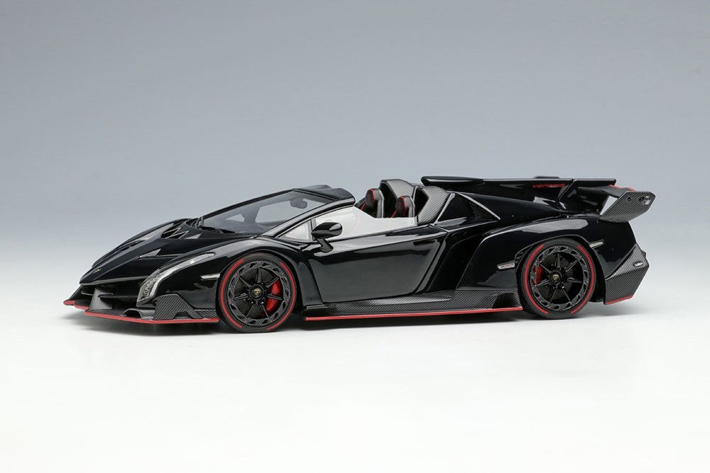 EIDOLON EM451H 1/43 Lamborghini Veneno Roadster 2015 Black Resin Ltd 80pcs