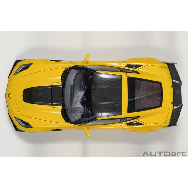 AUTOart 71278 1/18 Chevrolet Corvette C7 ZR1 (Yellow) Die-Cast Model Car