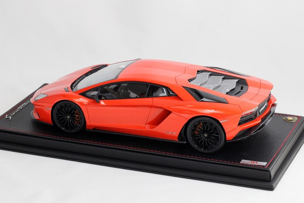 MR Collection LAMBO27C 1/18 Lamborghini Aventador S 2017 Arancio Argos Resin