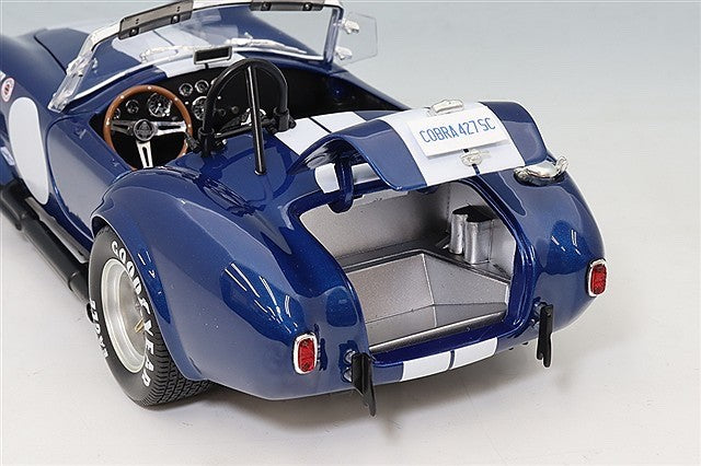 Kyosho KS08048BLMW 1/18 Shelby Cobra 427 S/C 1965 Blue White Stripe