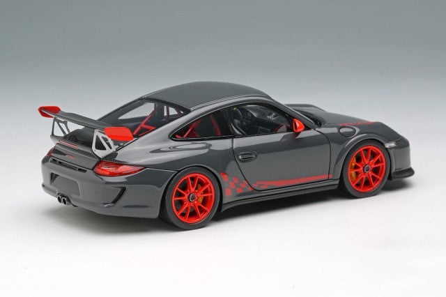 EIDOLON EM603A 1/43 Porsche 911(997.2) GT3 RS 2010 Gray Black / Red Stripe