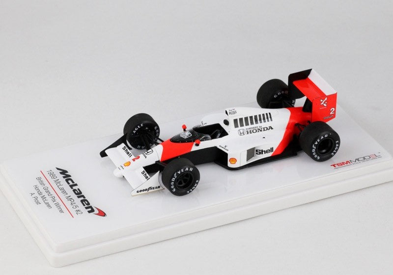 TSM Model TSM154337 1/43 McLaren Honda MP4/5 #2 1989 British GP Winner Prost Res