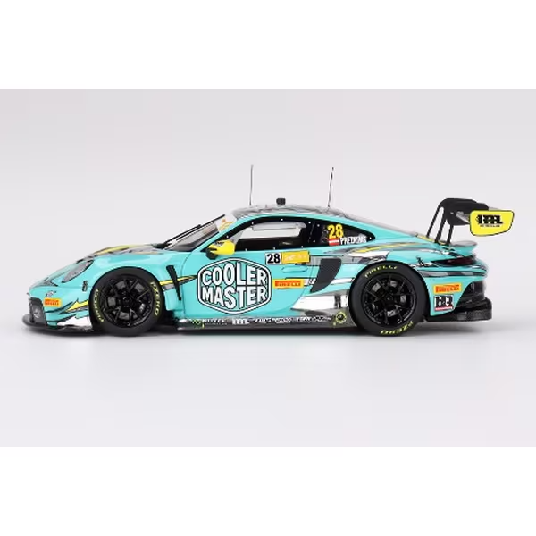 TrueScale TSM430781 1/43 Porsche 911 GT3 R #28 Macau GP 2023 Aqua Blue Resin