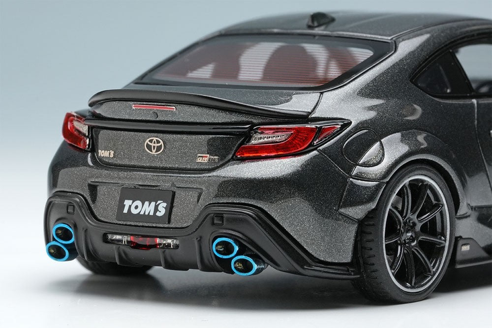 Make Up EIDOLON EM725E 1/43 TOMʼS GR86 Wide Body 2022 Magnetite Gray Metallic