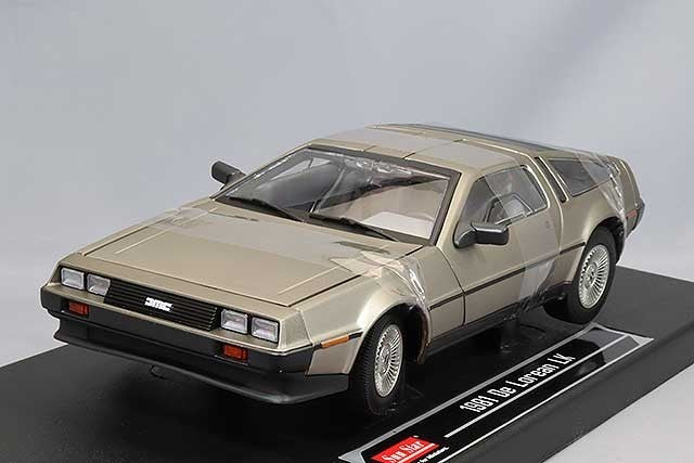 Sun Star SS2701 1/18 DeLorean DMC-12 1981 Stainless Diecast