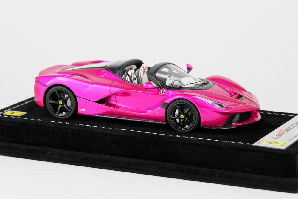 Looksmart LS462SC 1/43 Ferrari LaFerrari Aperta 2016 Pink Flash Ltd 25pcs Resin