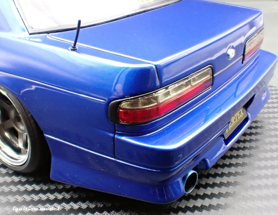 Ignition Model IG3587 1/18 Vertex S13 Silvia Blue Metallic TE37 Wheels