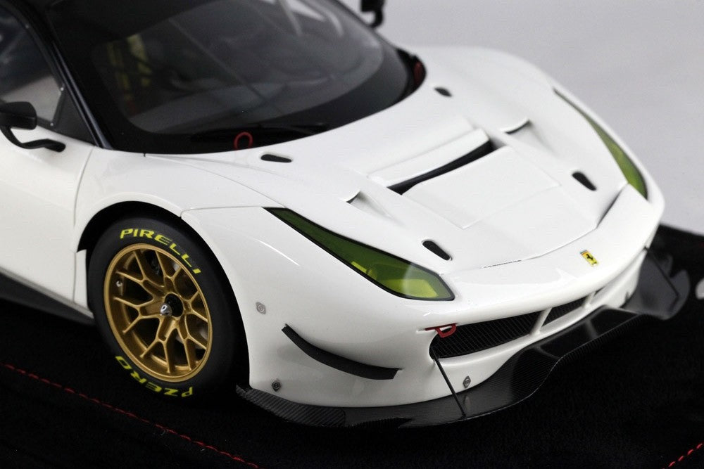BBR P18122CVS 1/18 Ferrari 488 GTE 2016 Avus White Black Roof Resin Limited 12pc