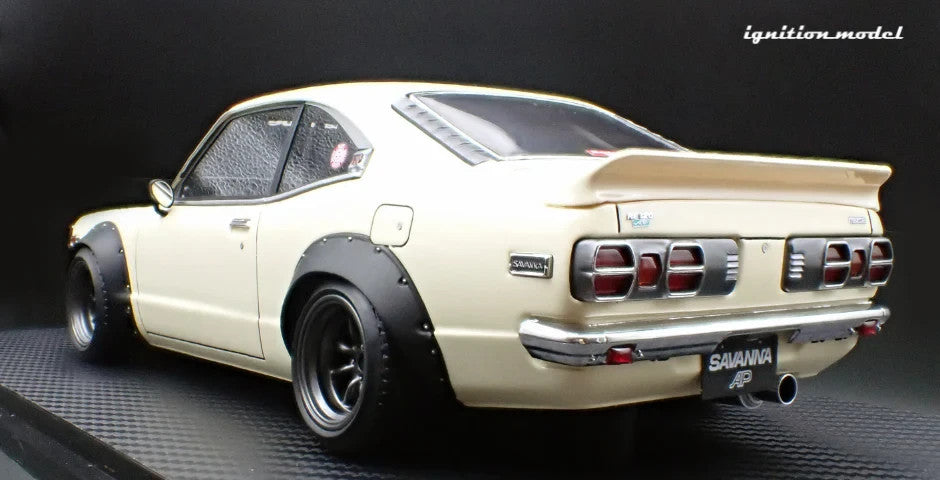 Ignition Model IG3730 1/18 Mazda Savanna RX-7 S124A Semi Works White Resin