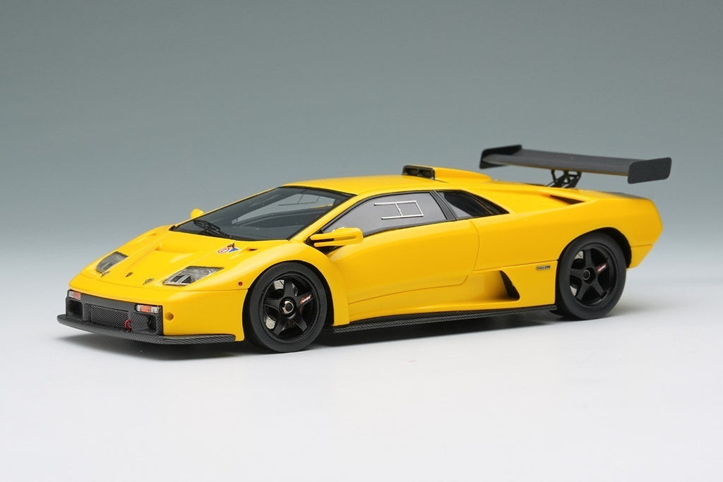 Make Up EIDOLON EM786A 1/43 Lamborghini Diablo GTR 1999 Yellow Resin