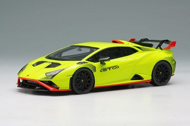 EIDOLON EM737H 1/43 Lamborghini Huracan STO 2021 Verde Scandal Resin Limited
