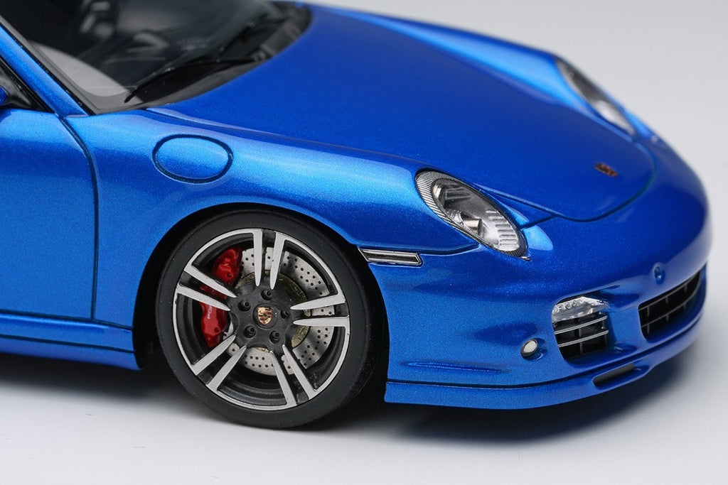 Make Up Eidolon EM619C 1/43 Porsche 911 (997.2) Turbo 2010 Aqua Blue (Resin)