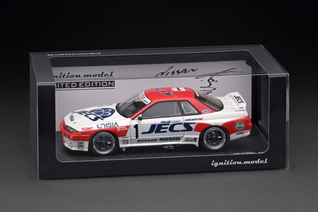 Ignition Model IG3141 1/18 JECS Nissan Skyline GT-R R32 1992 JTC with Hasemi