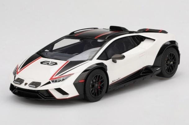 Top Speed TS0610 1/18 Lamborghini Huracan Sterrato 2023 Bianco White Resin