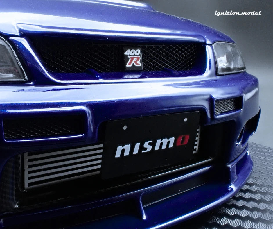 Ignition Model IG3655 1/18 Nissan NISMO 400R R33 Deep Marine Blue Resin