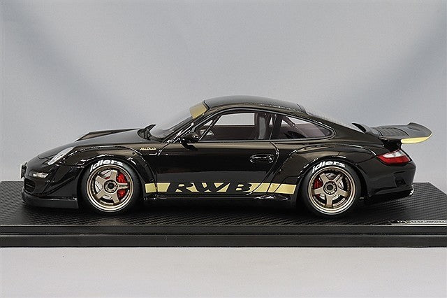Ignition Model IG3247 1/18 RWB Porsche 911 997 Rauh-Welt SSR Black Resin