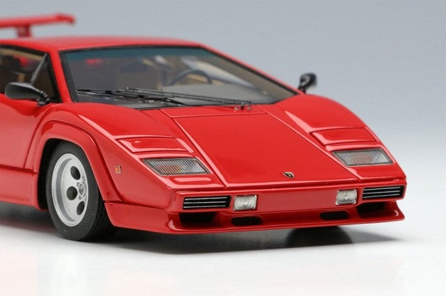 Make Up EIDOLON EM652F 1/43 Lamborghini Countach LP5000 QV Bright Red/Tan 1988