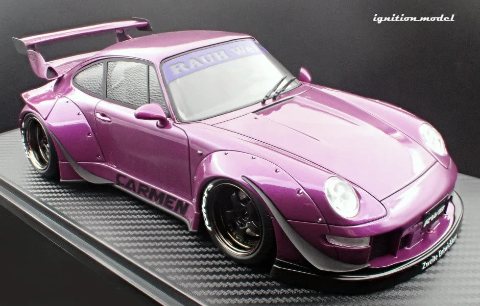 Ignition Model IG3623 1/18 RWB Porsche 993 Purple Metallic Resin