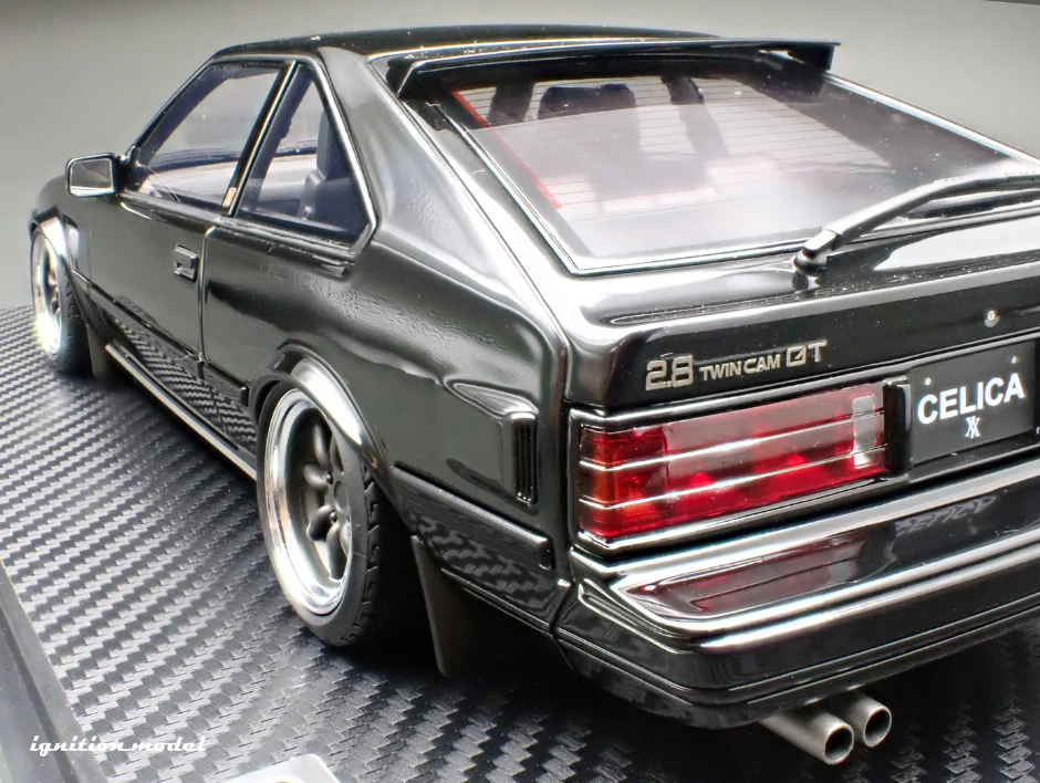 Ignition Model IG3531 1/18 Toyota Celica XX A60 Supra Watanabe Black Resin