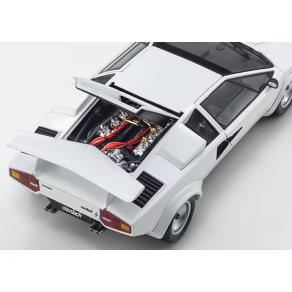Kyosho KS08320WFL 1:18 Lamborghini Countach LP400S White Diecast Model Car