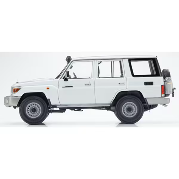 KYOSHO AL870103 1/18 Toyota Land Cruiser 76 (2017) White Die-Cast Model Car