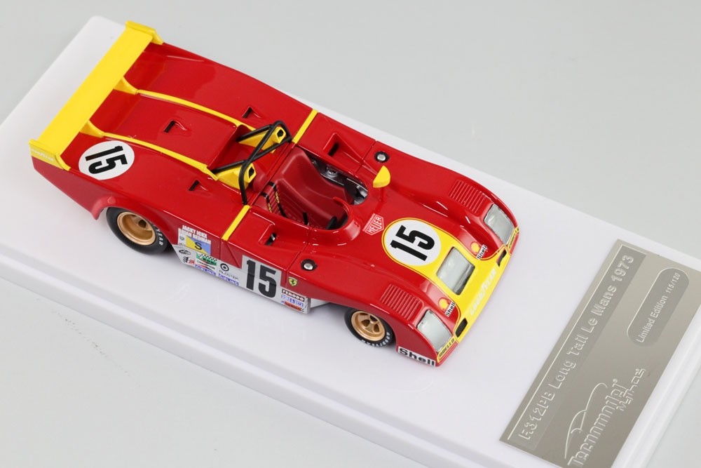 Tecno Model TM43-04A 1/43 Ferrari 312 PB #15 Le Mans 1973 Ickx Redman Resin
