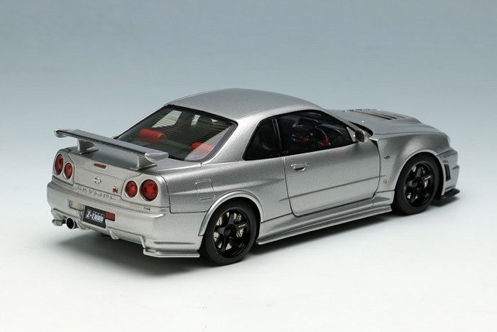 Make Up EIDOLON EM396A 1/43 Nismo R34 GT-R Z-tune Silver
