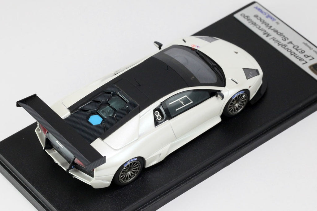 Looksmart LS379D 1/43 Lamborghini Murcielago LP670-4 SV 2009 Pearl White Ltd 25