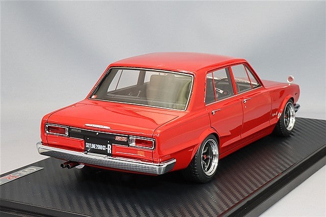 Ignition Model IG3548 1/18 Nissan Skyline GT-R PGC10 Hakosuka 1969 Red Resin