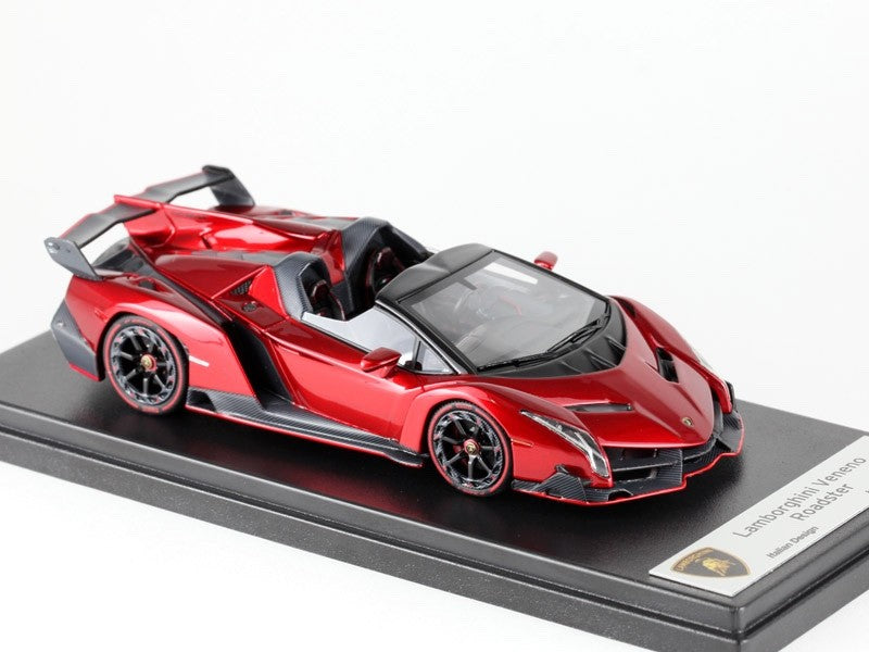 Looksmart LS429A 1/43 Lamborghini Veneno Roadster Rosso Veneno Red Resin