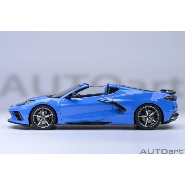 AUTOart 71281 1/18 Chevrolet Corvette C8 Stingray Z51 Rapid Blue Diecast