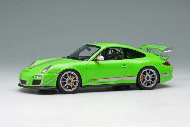 EIDOLON EM606E 1/43 Porsche 911 997.2 GT3 RS 4.0 2012 Green Yellow Resin