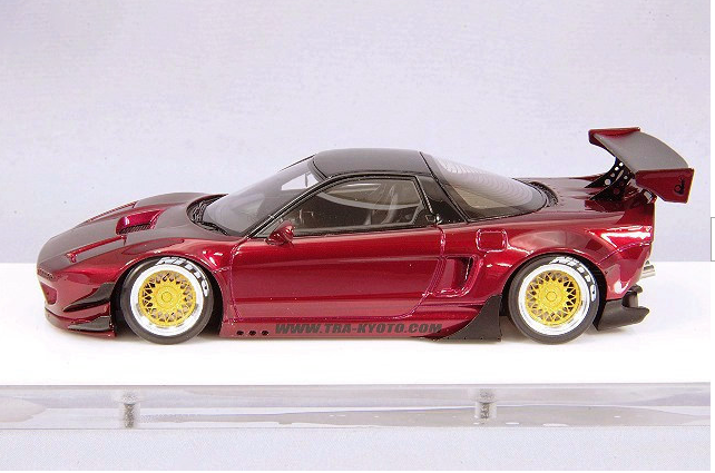 Make Up EIDOLON MZE008 1/43 Rocket Bunny Honda NSX Wine Red Metallic Limited
