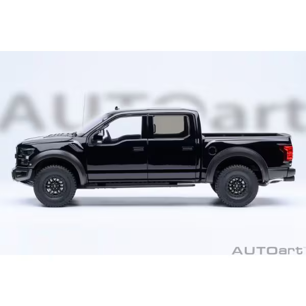 AUTOart 72947 1/18 Ford F-150 Raptor SuperCrew 2019 Black Diecast
