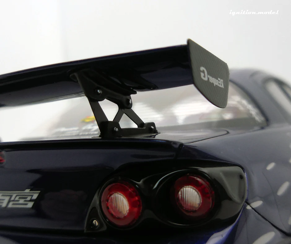 Ignition Model IG3243 1/18 RE Amemiya Mazda RX-8 SE3P Blue Resin w/ Figure