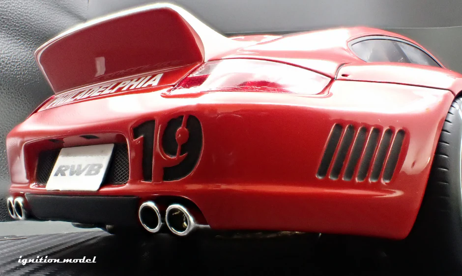 Ignition Model IG3248 1/18 RWB Porsche 911 997 Rauh-Welt Red Resin