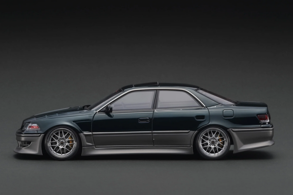 Ignition Model IG3582 1/18 VERTEX Toyota Mark II JZX100 Dark Green Resin
