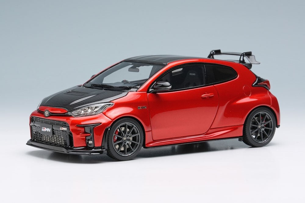 Make Up EIDOLON EM656D 1/43 Toyota GRMN Yaris Circuit Package 2022 EmotionalRed2