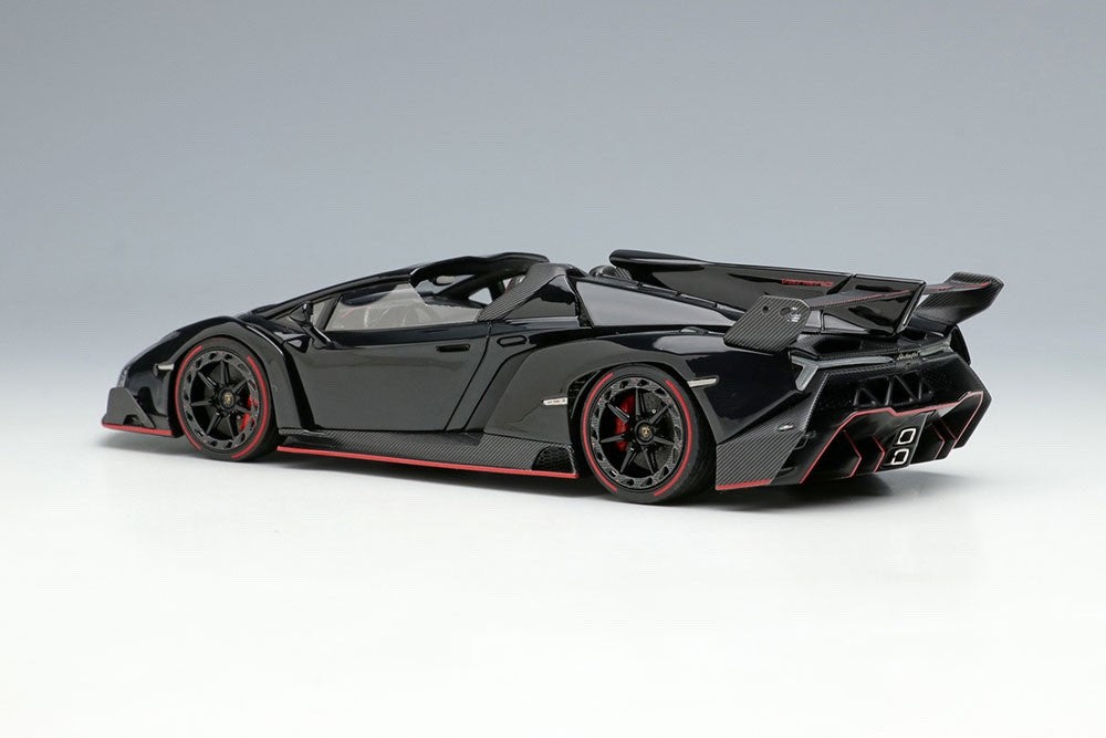 EIDOLON EM451H 1/43 Lamborghini Veneno Roadster 2015 Black Resin Ltd 80pcs
