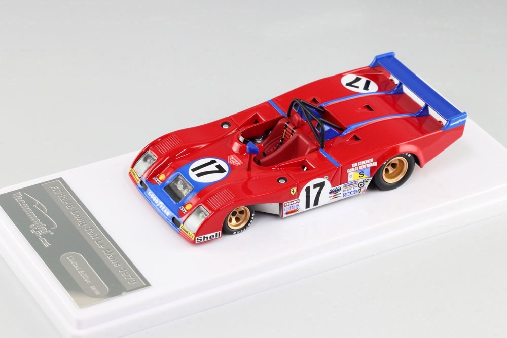 Tecno Model TM43-04C 1/43 Ferrari 312 PB #17 Le Mans 1973 Reutemann Schenken
