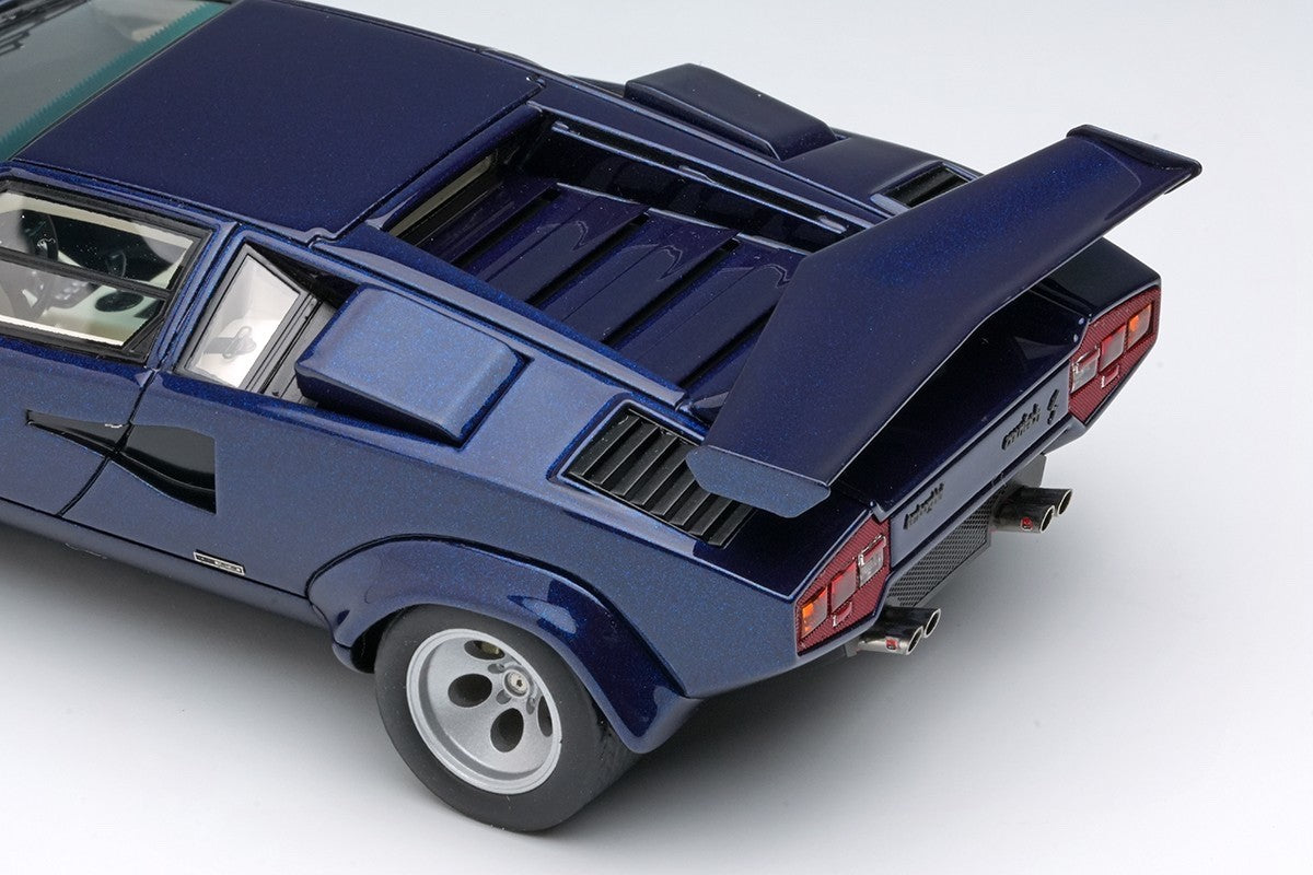 Make Up EIDOLON EM432J 1/43 Lamborghini Countach LP400S Wing Blue Acapulco