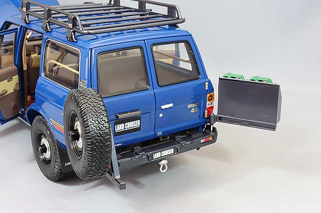 Kyosho KS08956XBL 1/18 Toyota Land Cruiser 60 Option Parts Blue Set