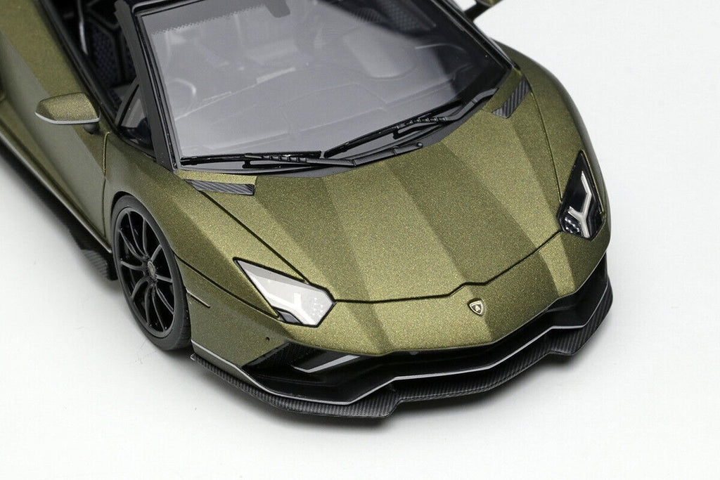 EIDOLON EM638A 1/43 Lamborghini Aventador LP780-4 Ultimae Roadster Verde Gea