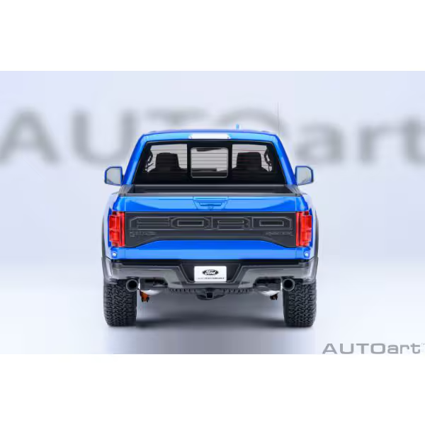 AUTOart 72949 1/18 Ford F-150 Raptor SuperCrew 2019 Blue Diecast