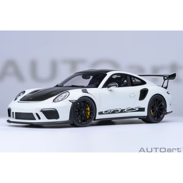 AUTOart 78176 1/18 Porsche 911 991.2 GT3 RS Weissach White Diecast